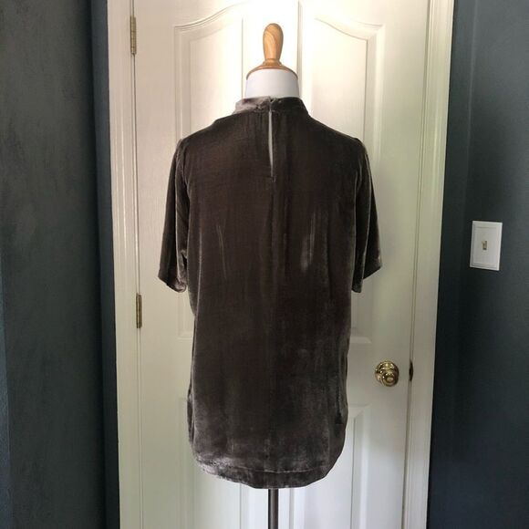 Madewell Velvet Choker top - Picture 3 of 7